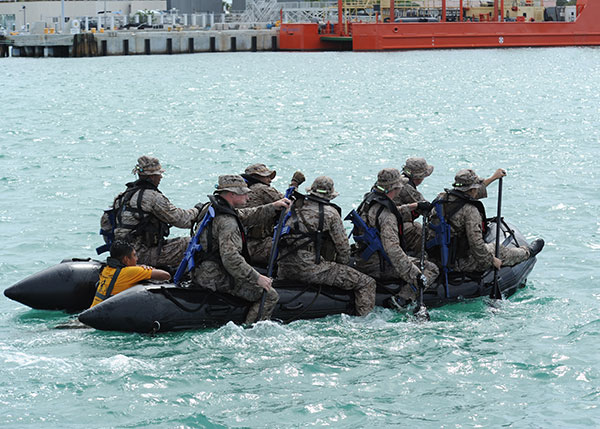 MARSOC zodiac training