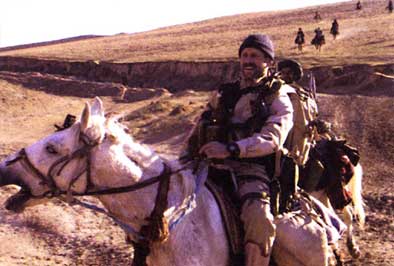 ODA 595 on horseback