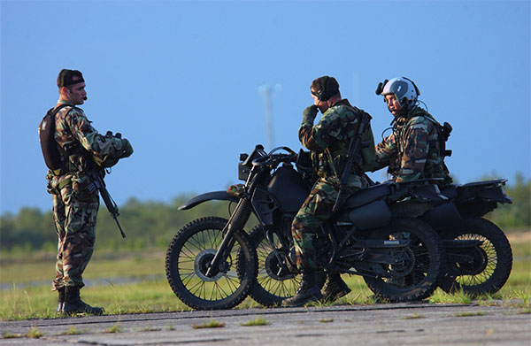 usaf combat controllers - motorcycles