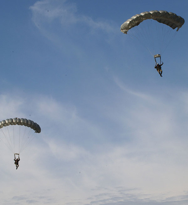 usaf combat controllers - parachutes