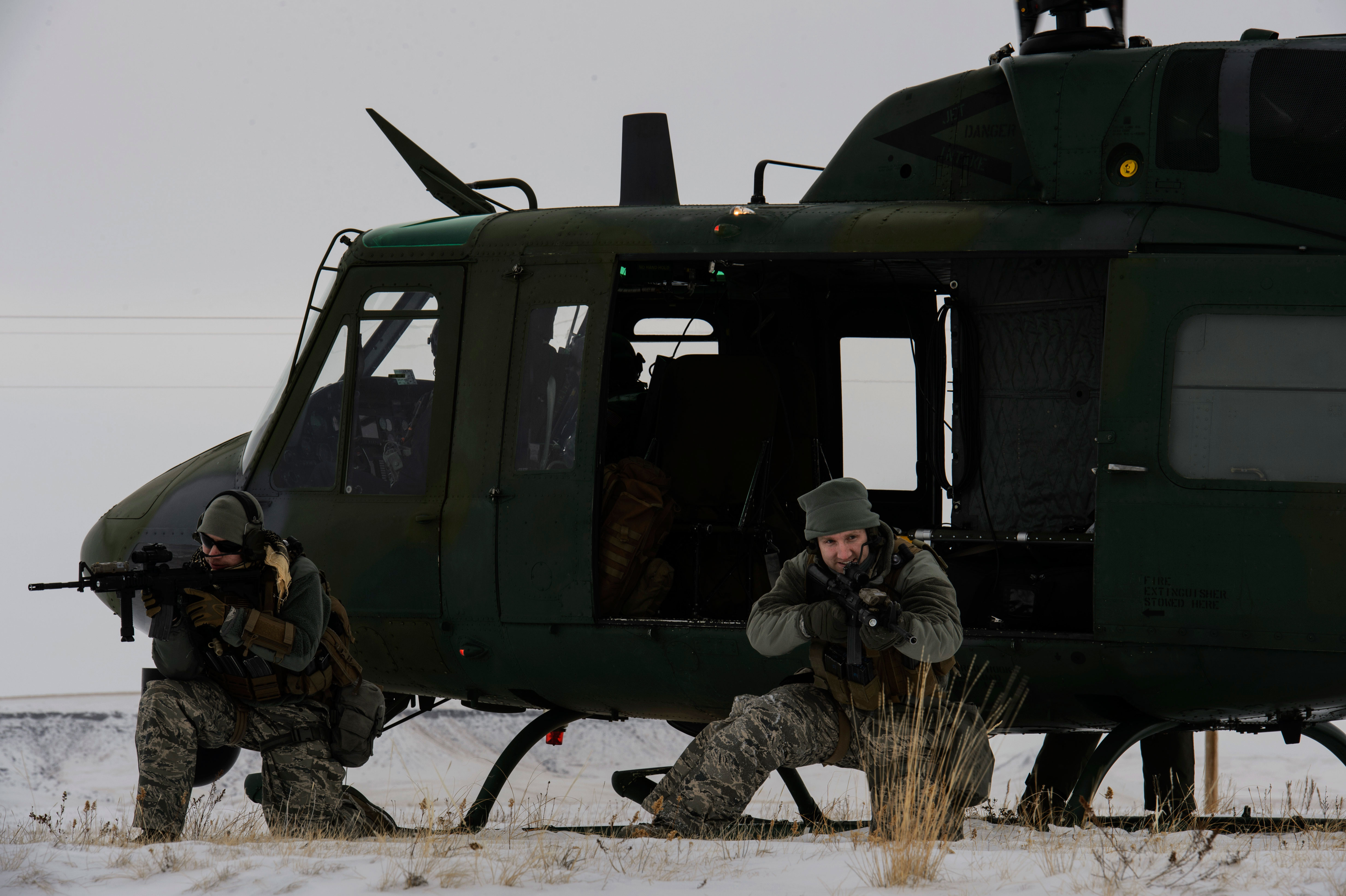 Tactical Response Force | Huey insertion
