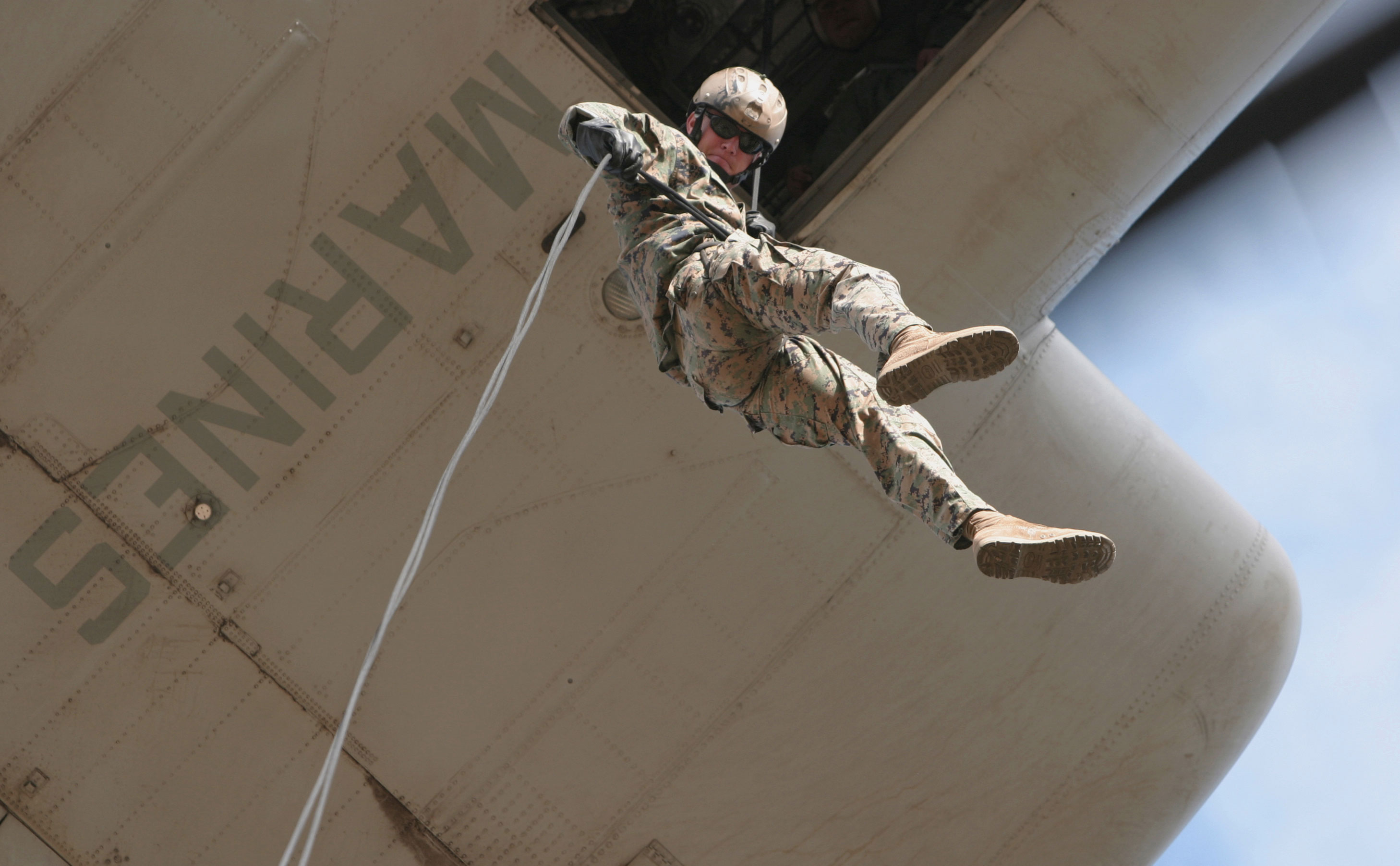 Helicopter Rope Suspension Training | MARSOC