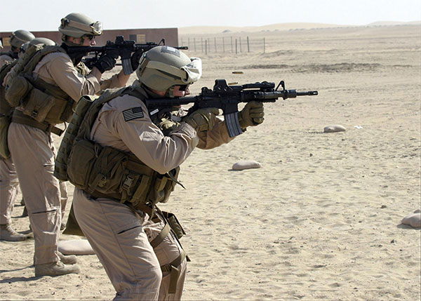 Marine Force Recon - desert firing range
