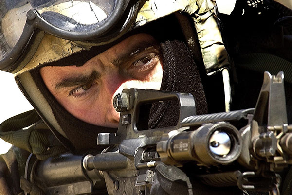 NAVY SEAL with M4A1 Carbine