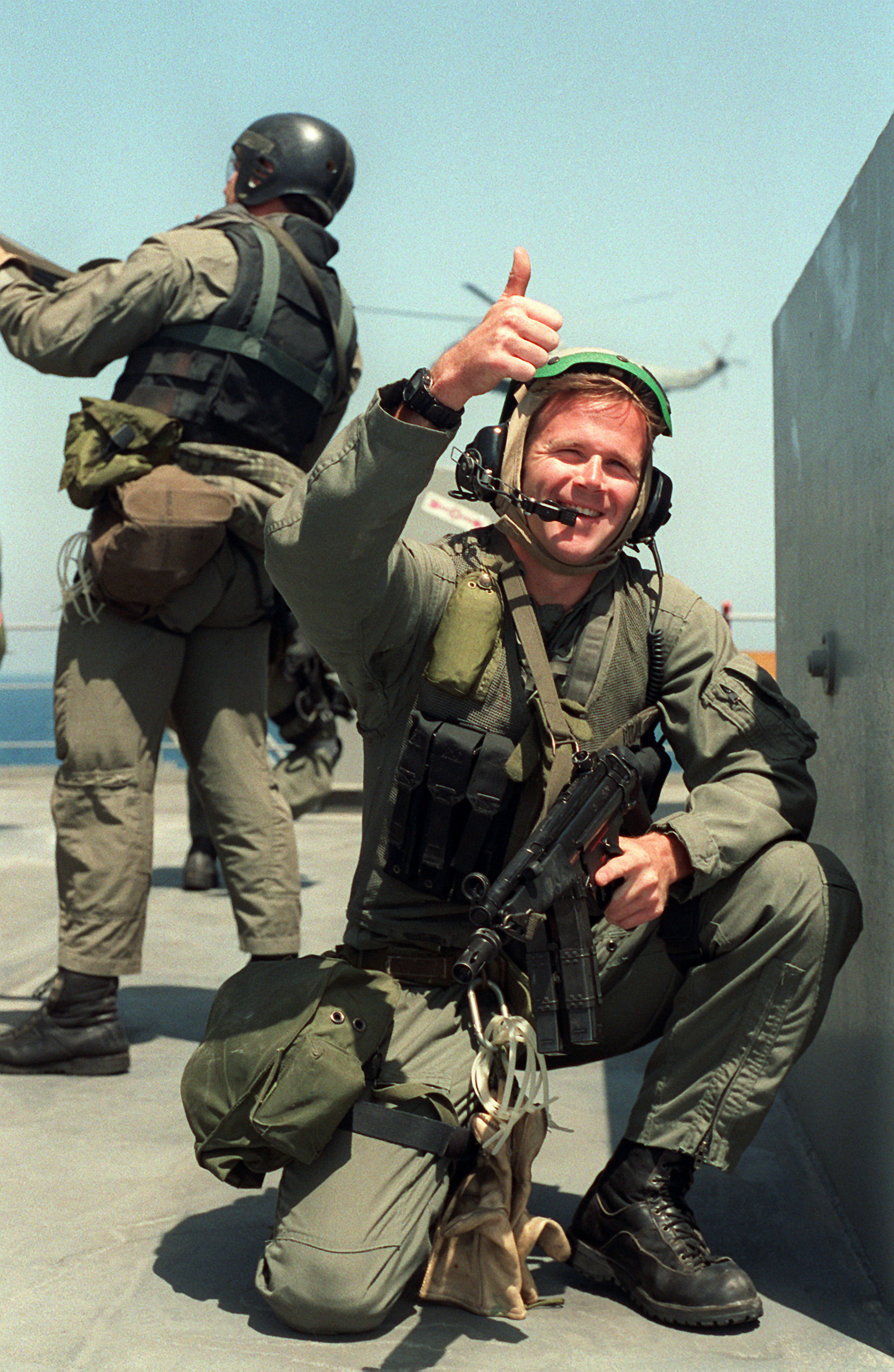 Navy SEAL - Deck Crew Helmet - Photo