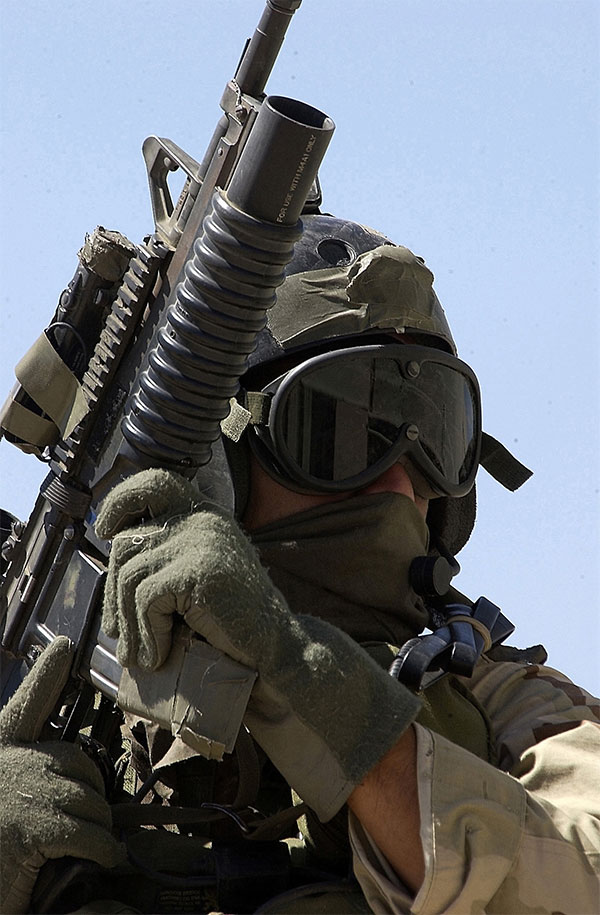 NAVY SEAL with M4A1 Carbine