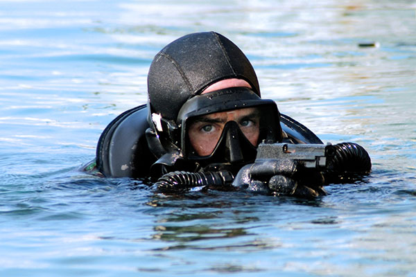 SEAL armed with P226 Pistol
