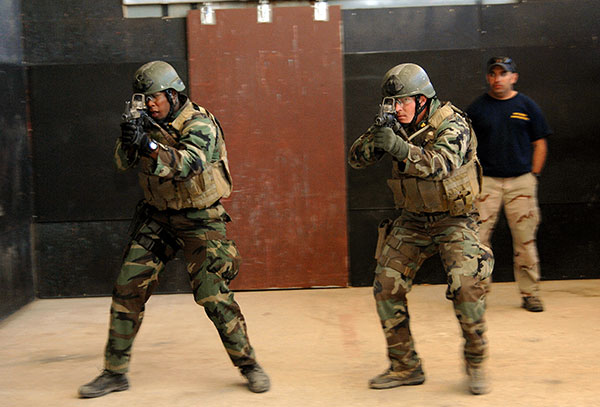 SEAL with M4 CQBR