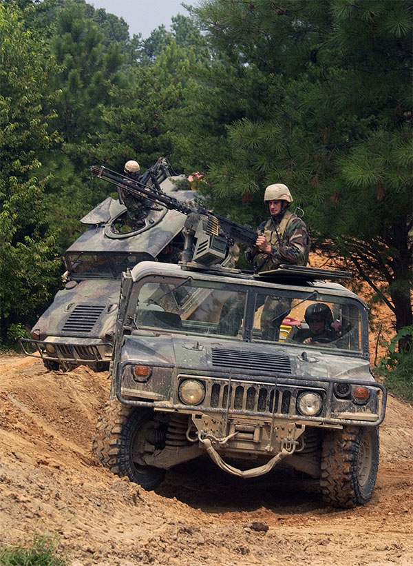 SEALs on HMMWV