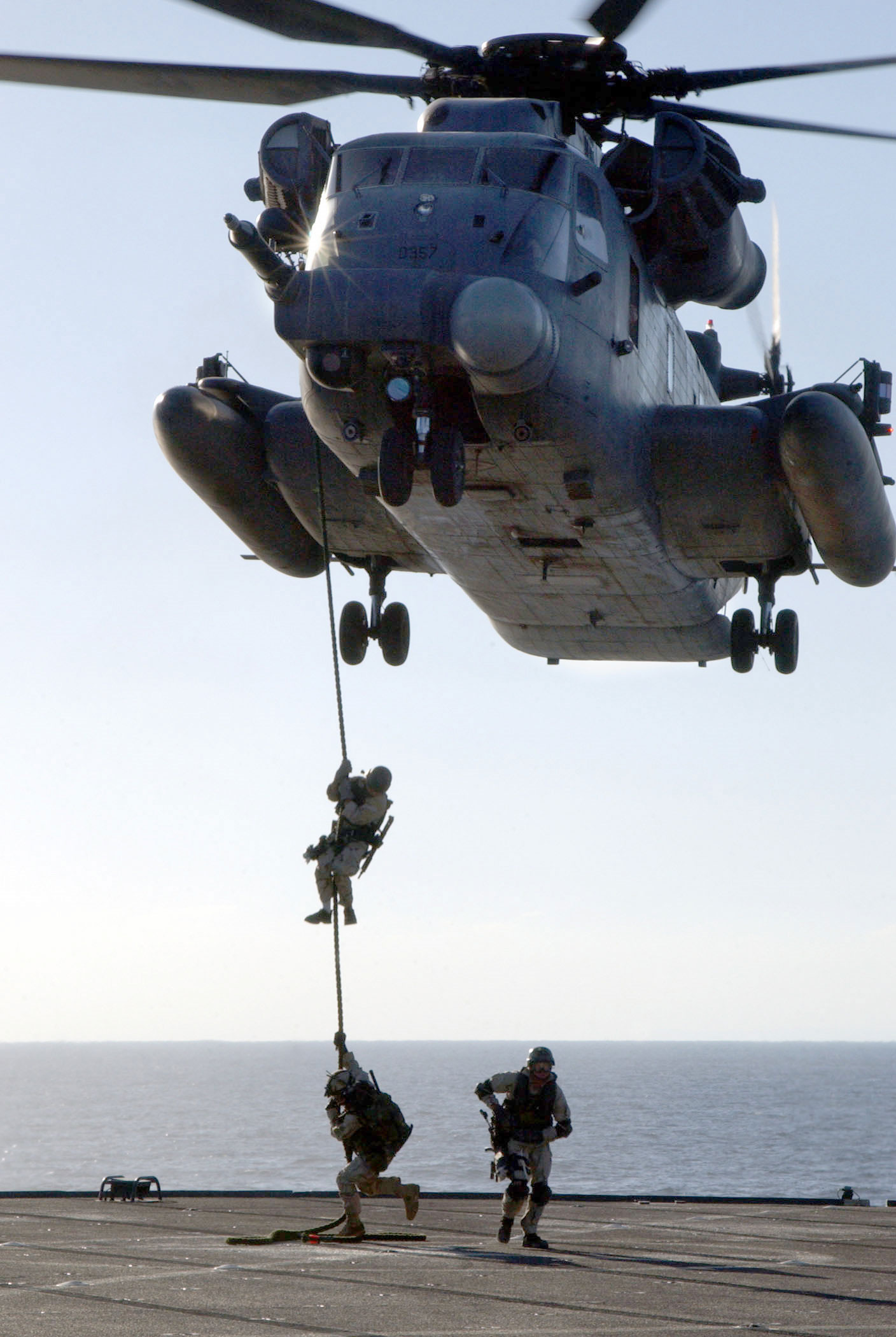 SEALs - MH-53 Fast Rope - Photo