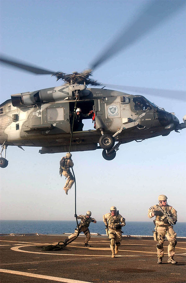 SEALs - hh-60h fast-rope