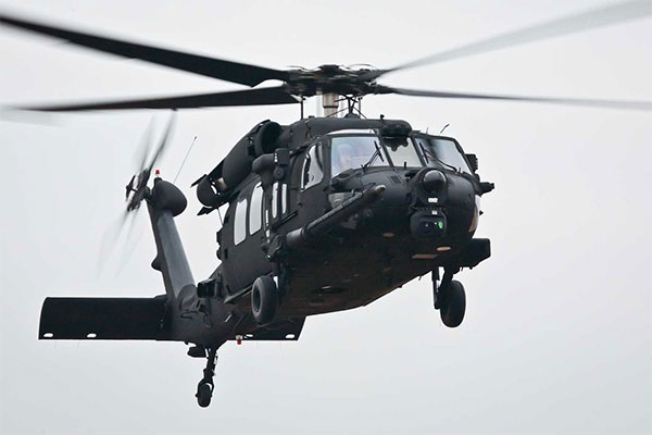 One of the first 2 MH60M BlackHawk helicopters newly assigned to the 160th