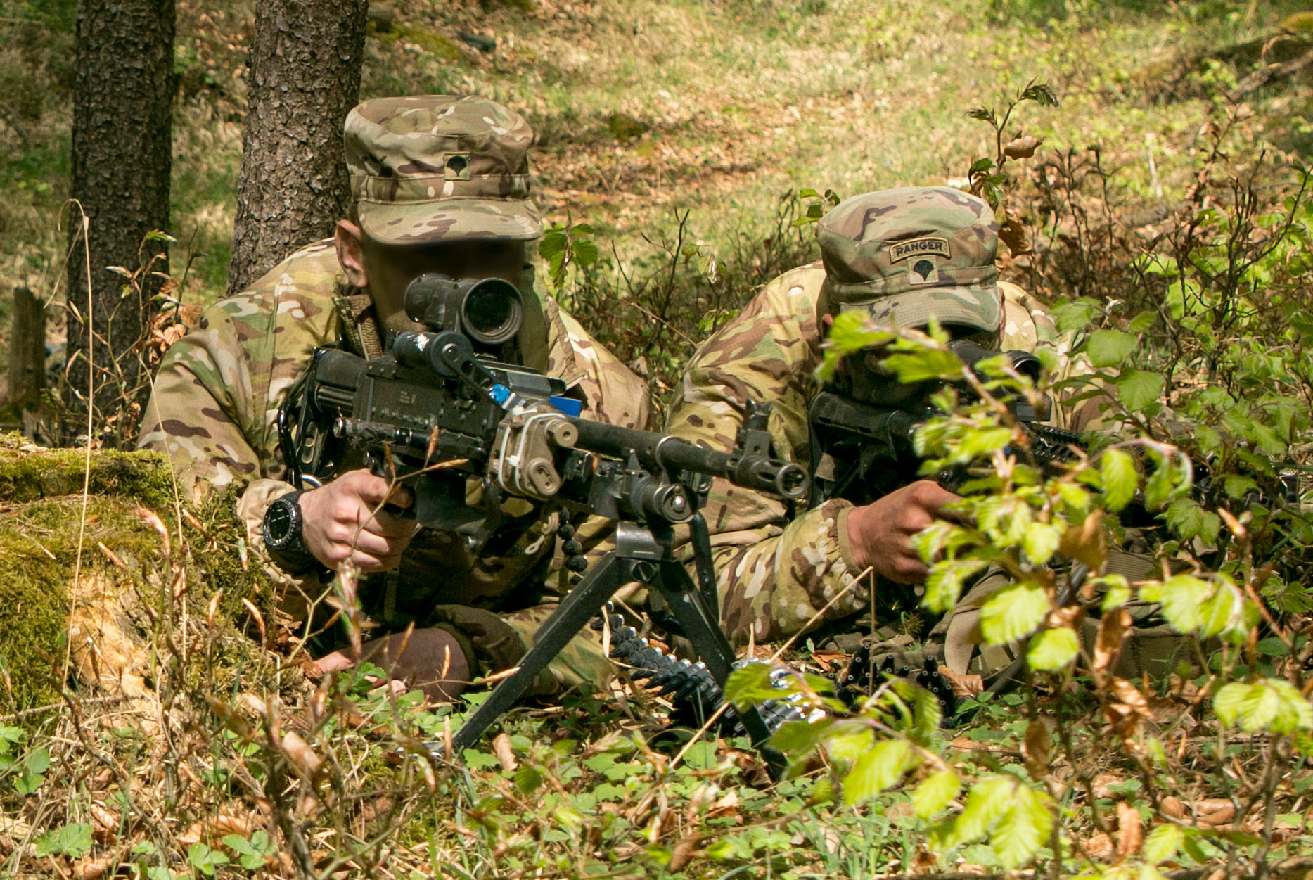 75th Ranger Soldier | M240 Machine Gun
