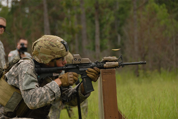 army ranger with M4a1