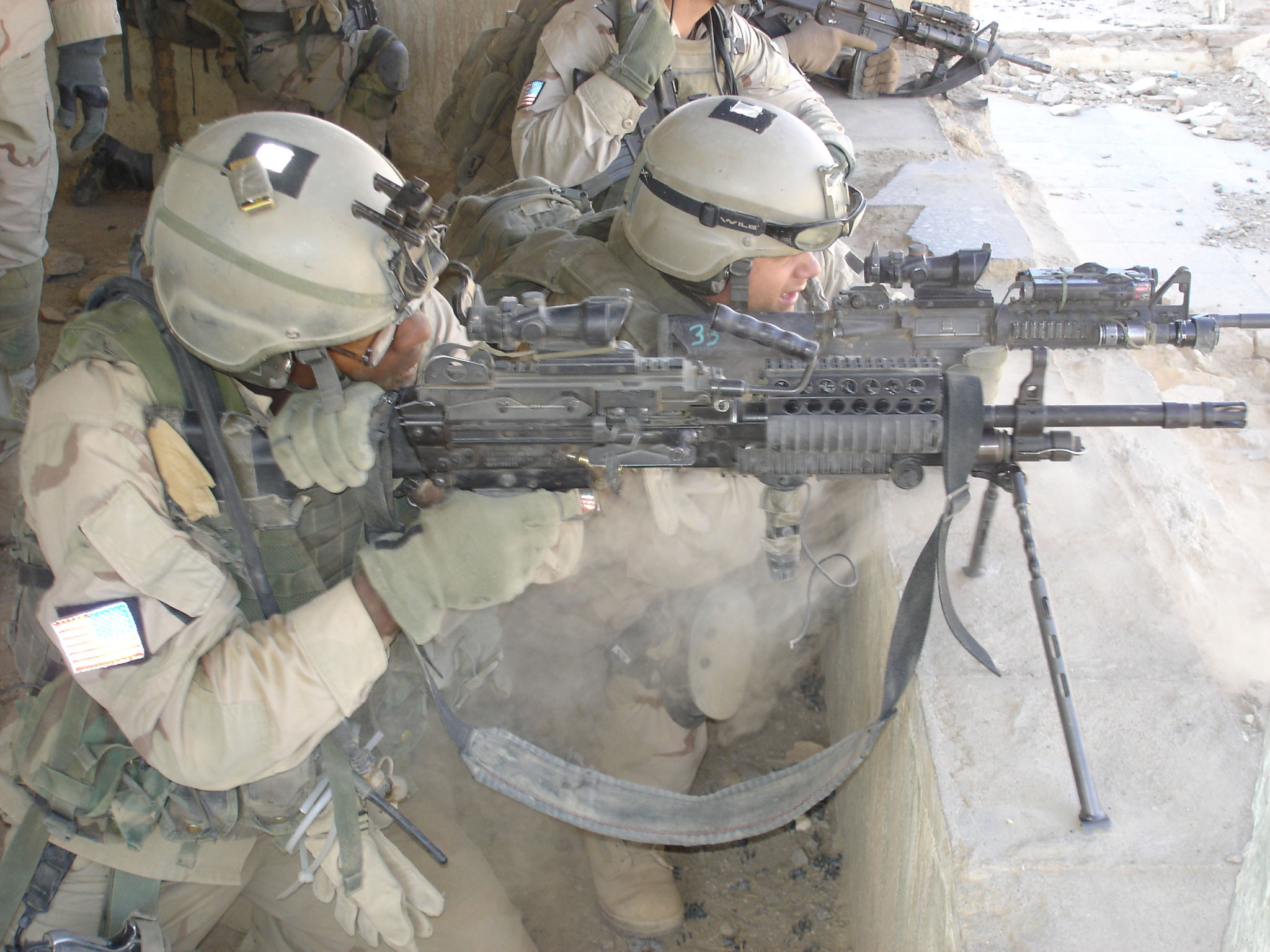 Rangers - MK 48 Machine Gin - Photo
