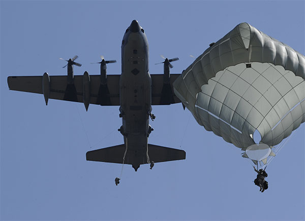 rangers - mc-130h - jump