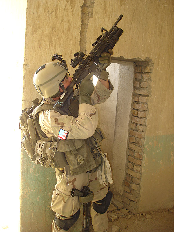 army ranger - m4 m203 and shotgun