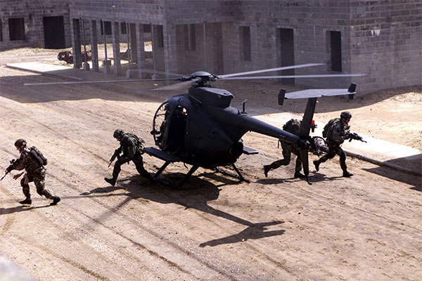 army ranger - mh-6 insertion