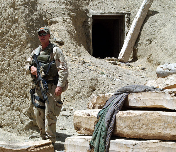 special forces - afghanistan cave entrance