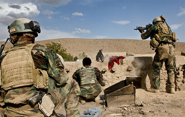 special forces troops