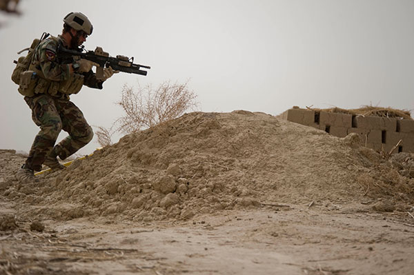 American special forces soldier