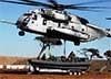 NSW RHIB - CH-53 helicopter