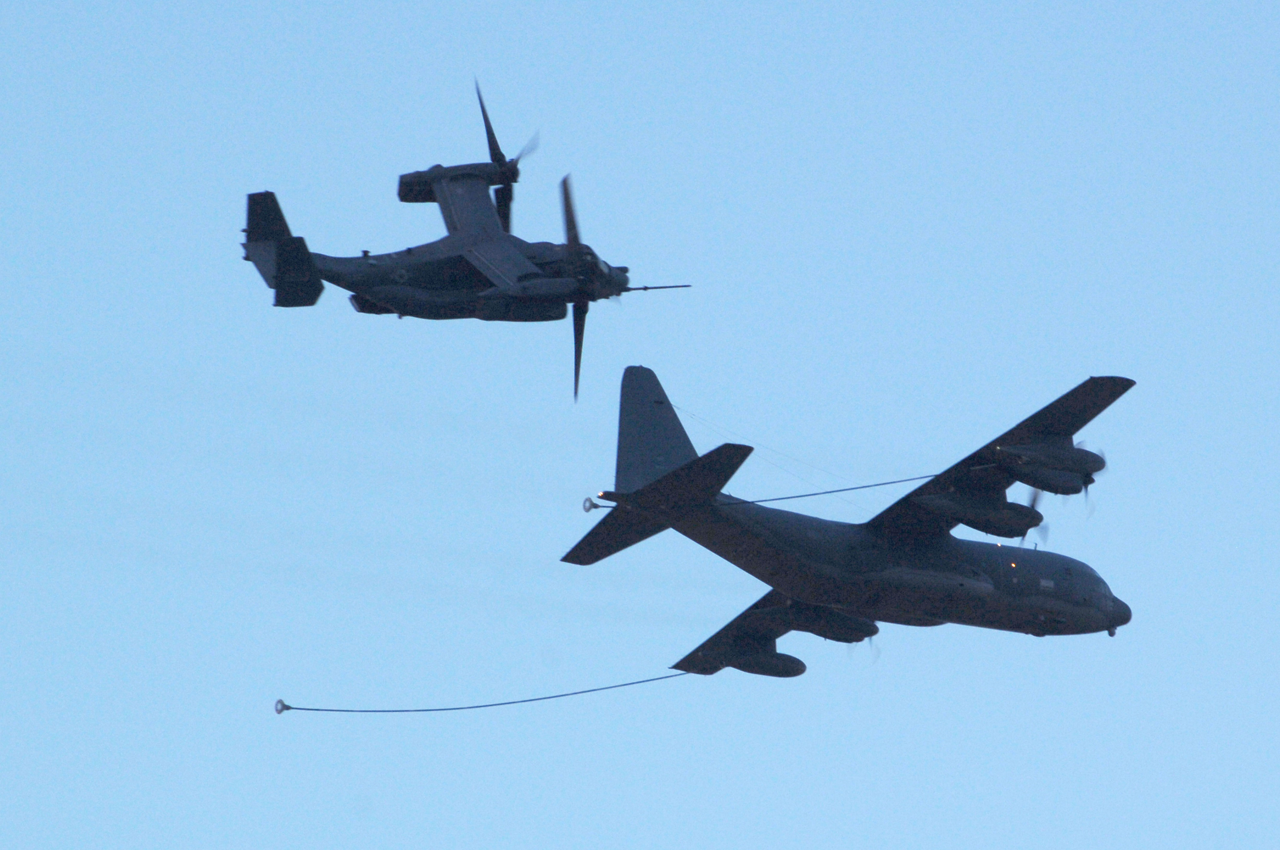 MC-130P - Refueling - CV-22  