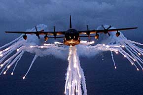 MC-130E flares