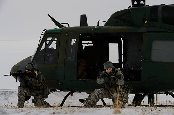 Tactical Response Force Insert Via Huey