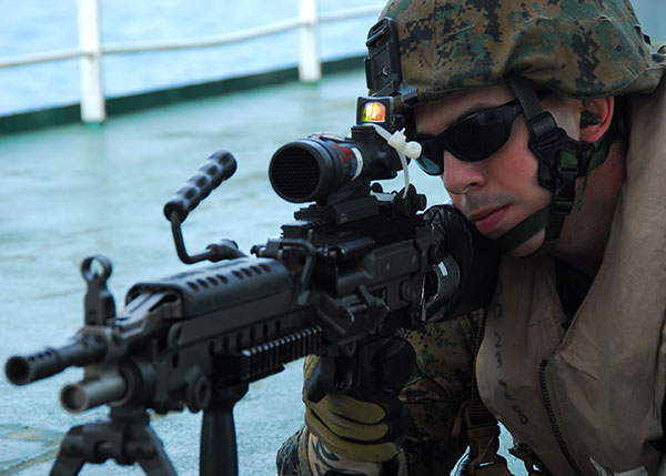 Force Recon M249 gunner