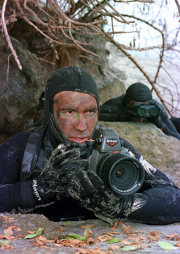 SEALs with underwater camera