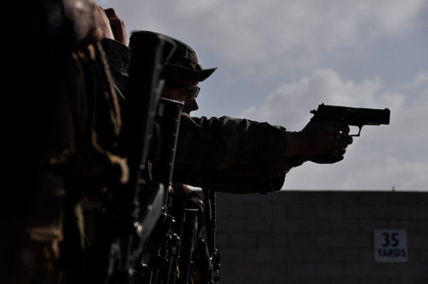 seal with sig sauer pistol