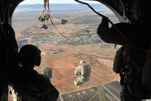 special forces - parachute jumping