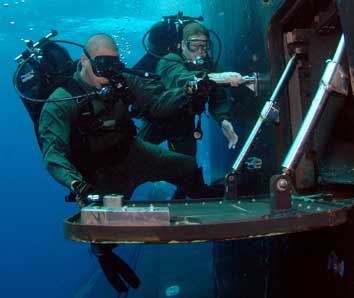 SEAL SCUBA divers