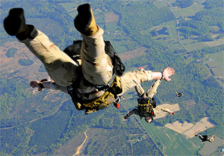 SEALs Parachuting