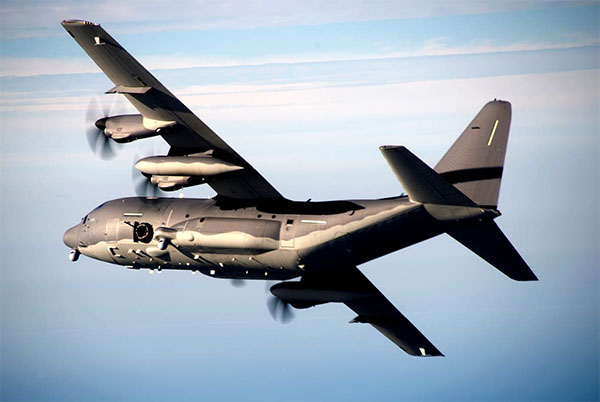 AC-130J in flight